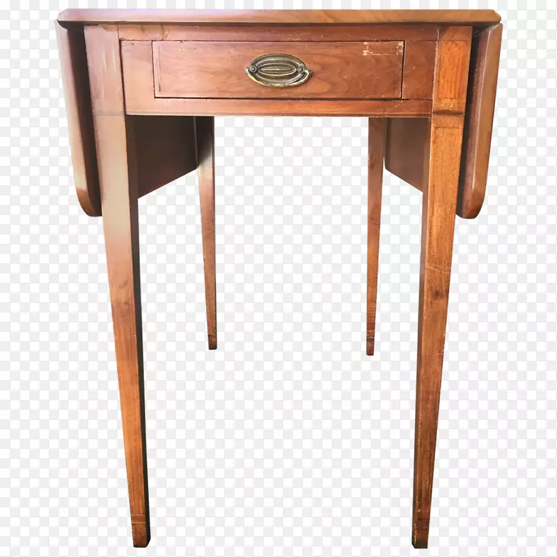 桌子家具镶嵌抽屉桃花心木古董桌