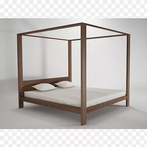 床架四柱床天篷床尺寸-床
