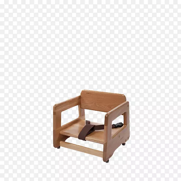 桌木高脚椅和助推器座椅.木材展板座顶视图