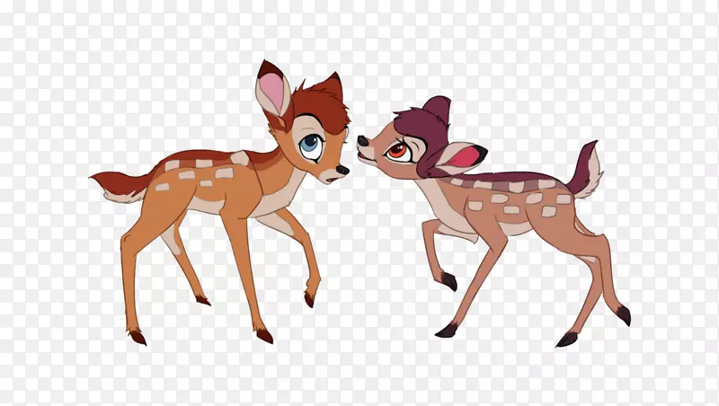 斑比的孩子们，一个森林家庭驯鹿的故事-白尾鹿-驯鹿