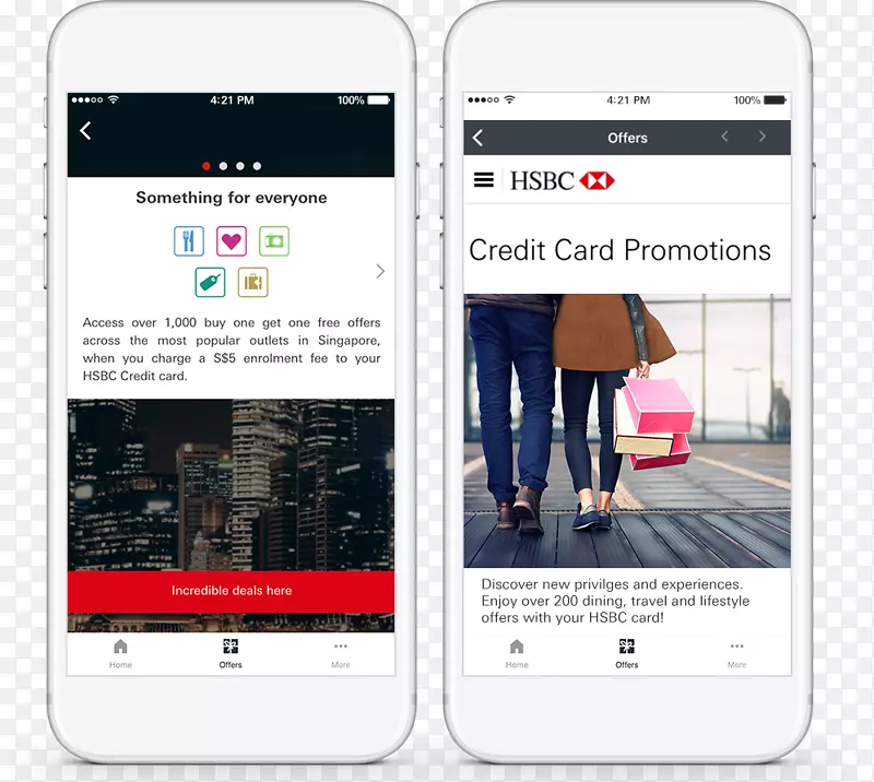 Smartphone hsbc atm信用卡在线银行-智能手机