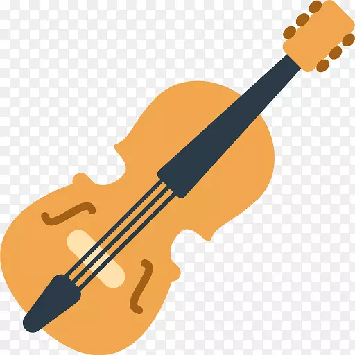 小提琴大提琴表情符号小提琴
