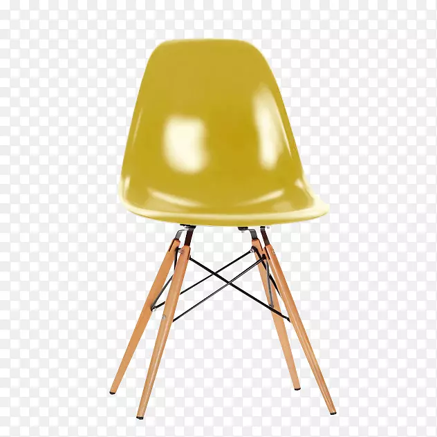 Eames躺椅Wegner Wishbone椅子蚂蚁椅Charles和Ray Eames-木材展板座椅顶部视图