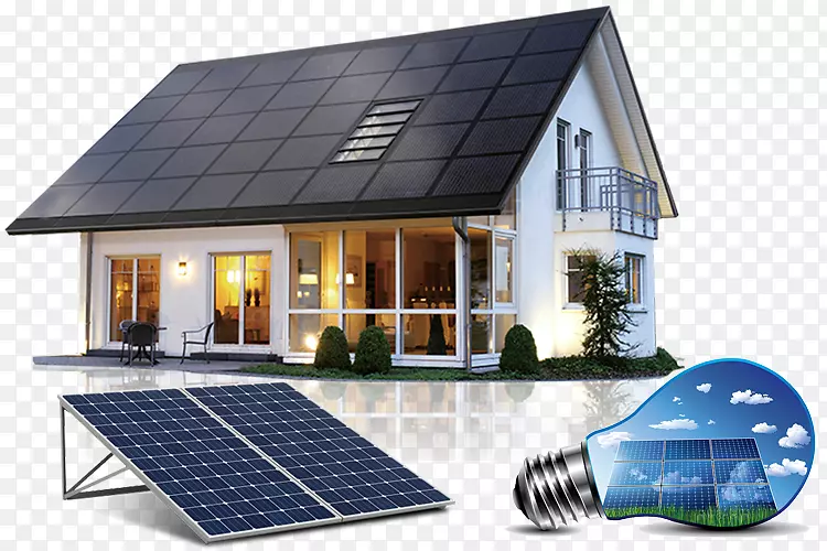 太阳能电池板光伏系统住宅
