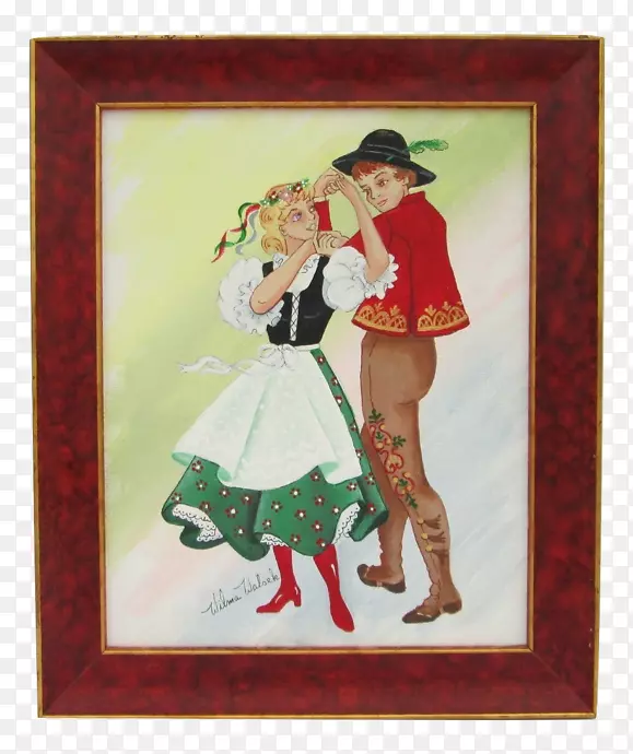 绘画波兰民间舞蹈民间艺术