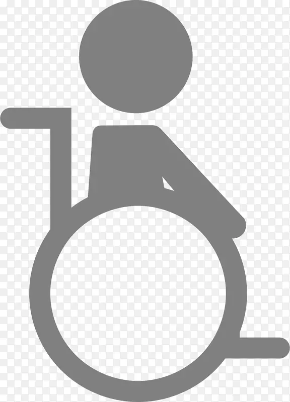 轮椅电脑图标残疾剪辑艺术-轮椅