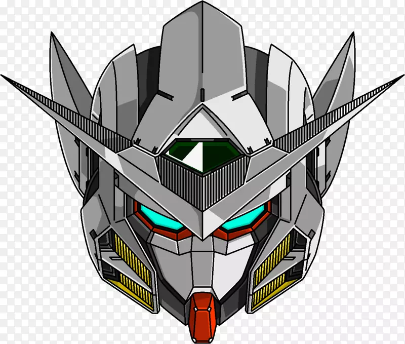 Gn-001 Gundam exia画移动西装Gundam 00艺术