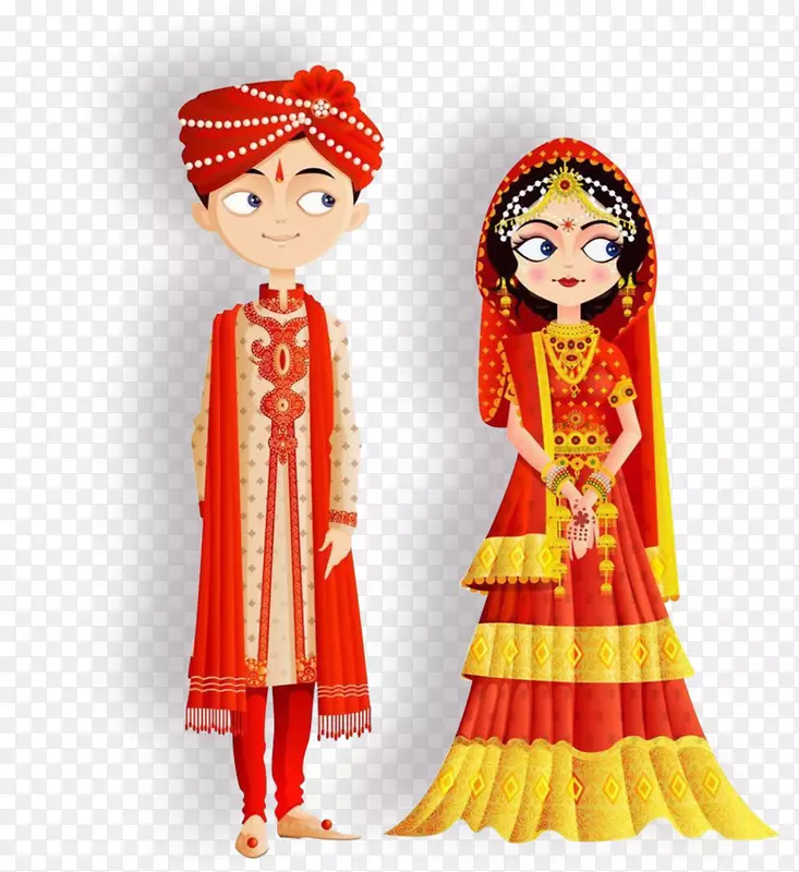 印度-印度的婚礼邀请函