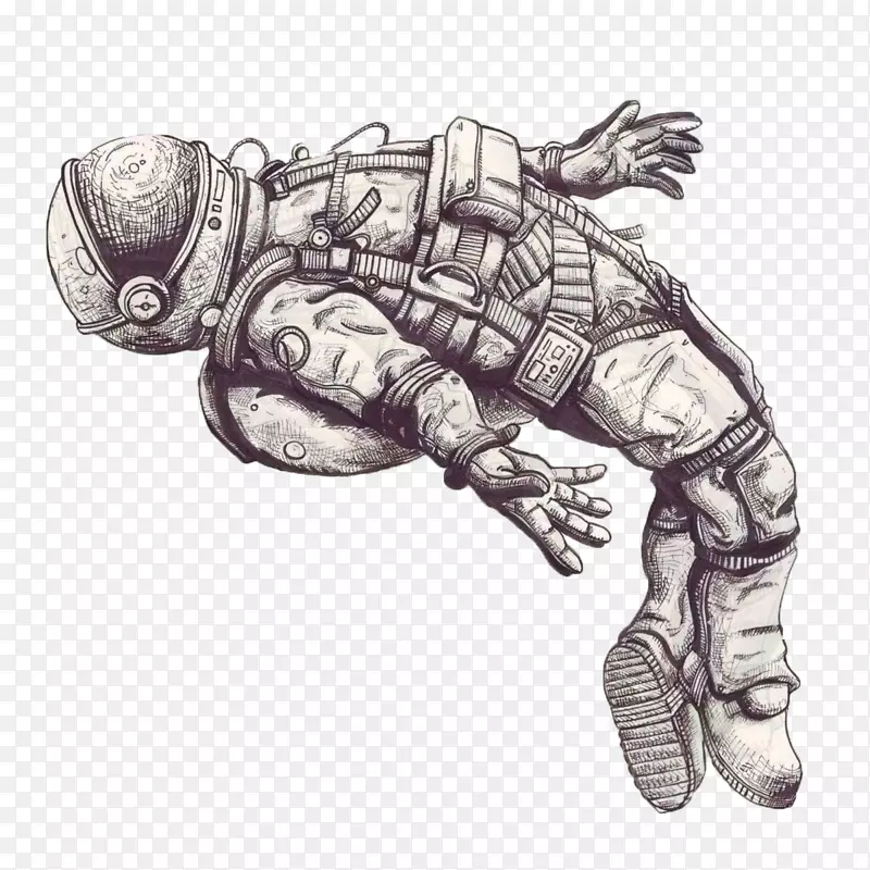 宇航员太空怪诞艺术圣米格尔德阿连德宇航员