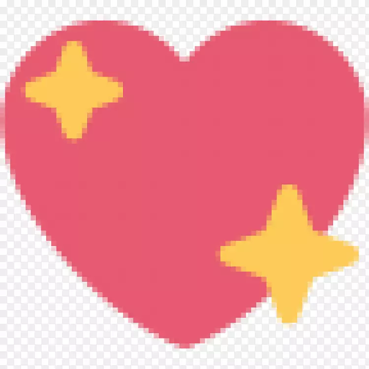 Emojipedia心脏贴纸符号-表情符号