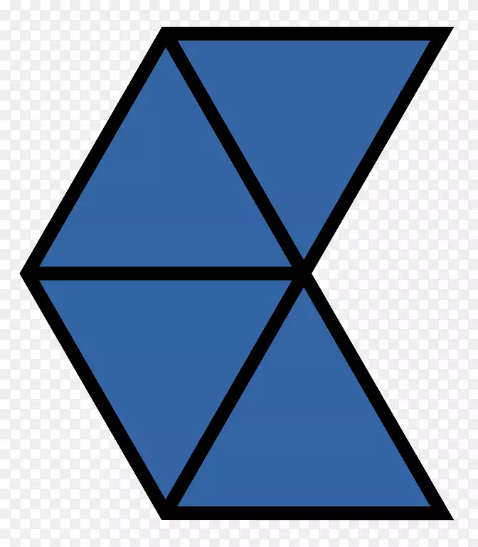 反射对称三角形几何形状数学-三角形