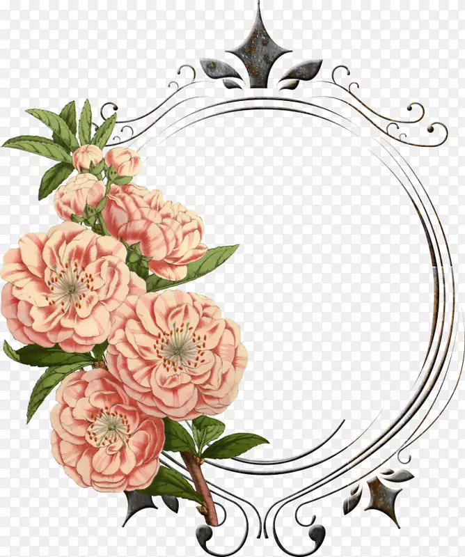 古典服装花卉设计花园玫瑰花