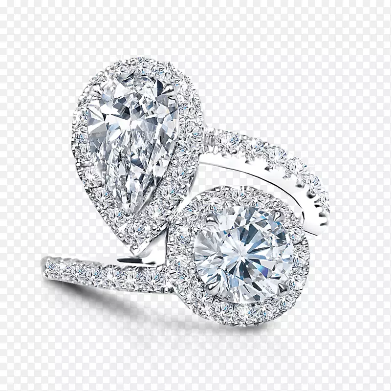 结婚戒指珠宝首饰钻石结婚戒指