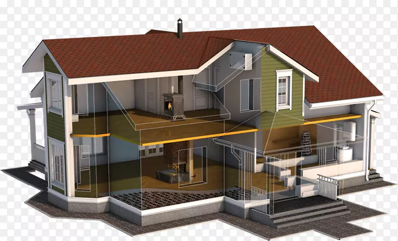 平房阳台地板-3D卡通家居