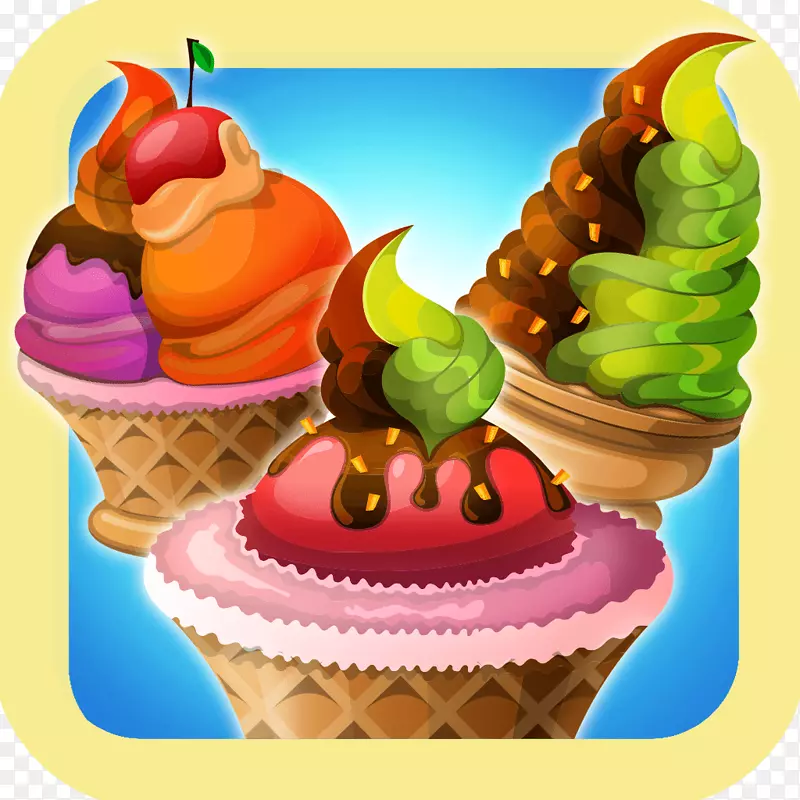 纸杯蛋糕游戏应用商店ipod触摸苹果-美味的汉堡狂热游戏应用程序