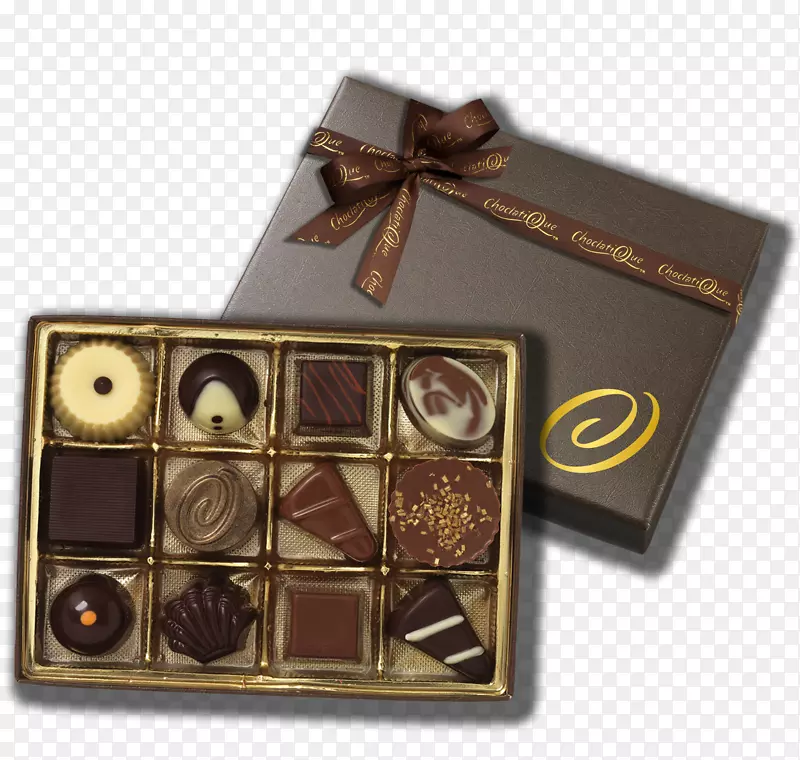纯巧克力松露巧克力棒邦旁白巧克力盒
