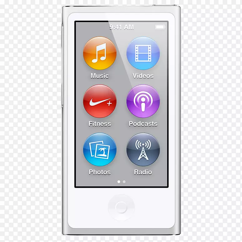iPodtouch苹果iPodNano(第7代)ipod经典png媒体播放器-苹果
