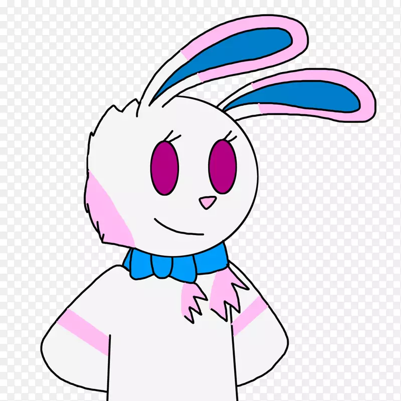 兔子复活节兔耳艺术剪贴画-兔子