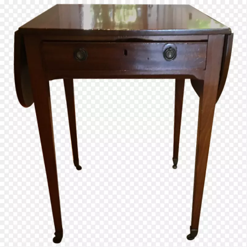 桌子、木头、污渍抽屉-古董桌