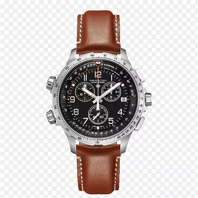 欧米加计时石英汉密尔顿男卡其航空x风自动计时表汉密尔顿手表公司-手表
