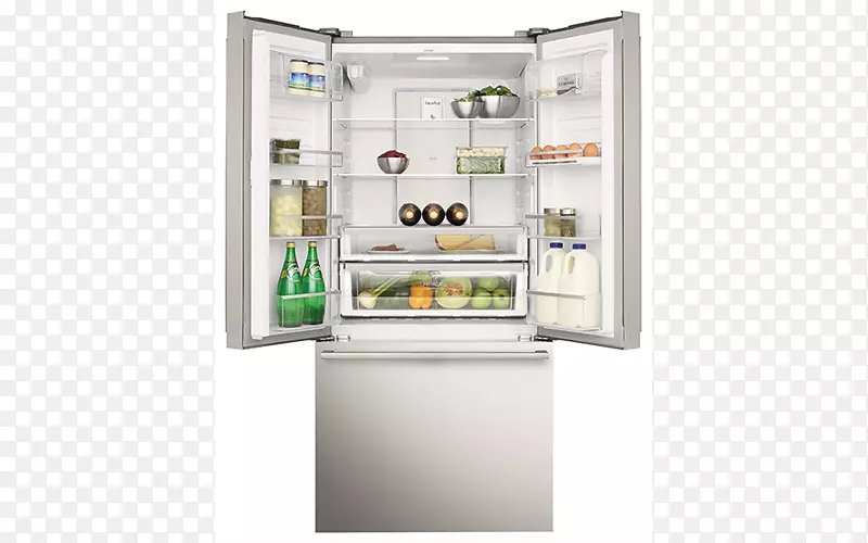冰箱伊莱克斯法国门fdi 90冷柜自动解冻冰箱