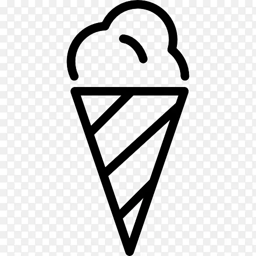 冰淇淋锥电脑图标-冰淇淋