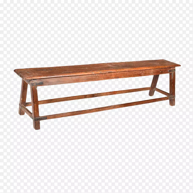 咖啡桌凳木染色木长凳