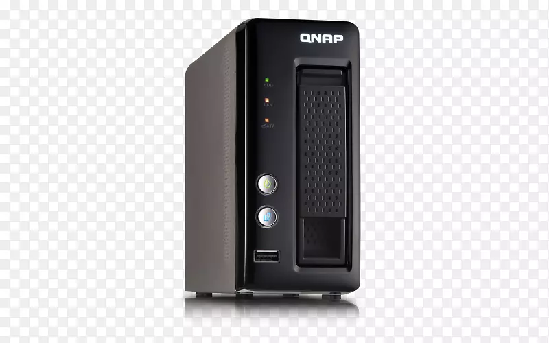 计算机案例和外壳网络存储系统QNAP系统公司。iSCSI QNAP ts-121涡轮机-计算机