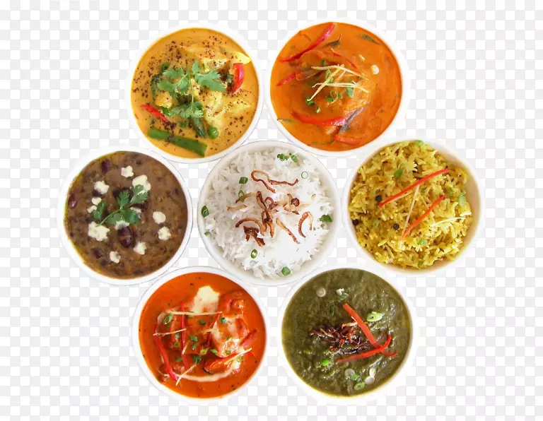 腌制的夜晚，印度餐厅，印度料理，街头美食，素食