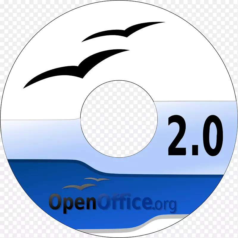 艺术OpenOffice标签光盘标志