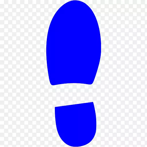 蓝鞋脚印夹艺术靴