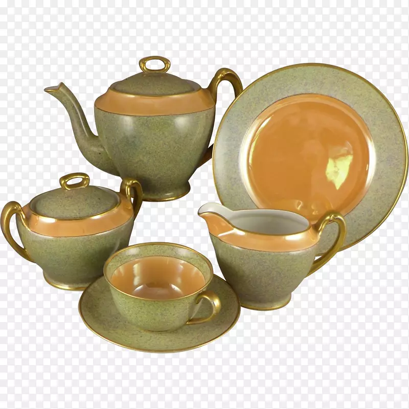 茶壶瓷碟咖啡杯茶壶茶
