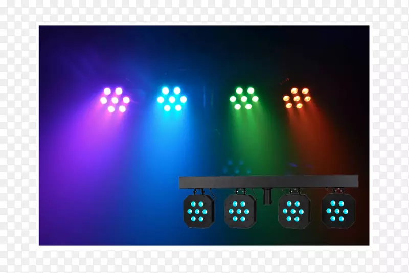 光显示设备紫多媒体计算机监视器.舞台照明效果级