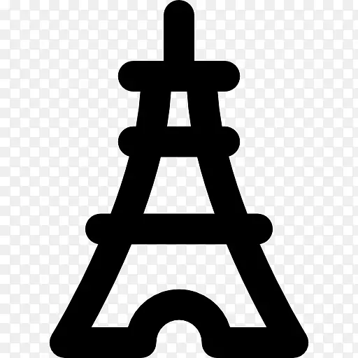 电脑图标埃菲尔铁塔剪贴画巴黎塔楼