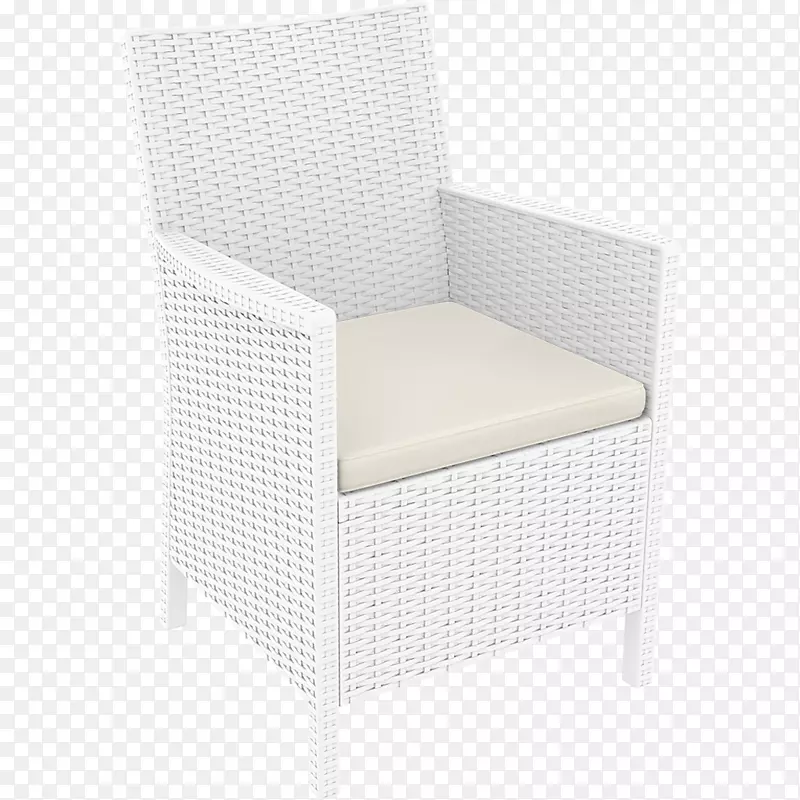 椅子，花园，家具，柳条垫，木材板，座椅顶部视图