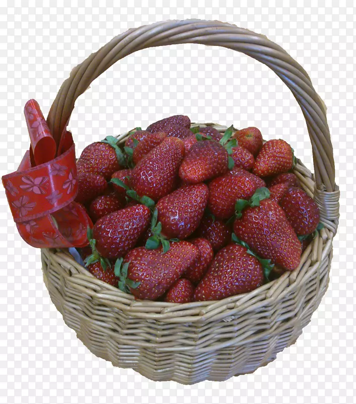 草莓食品礼品篮这是新鲜草莓
