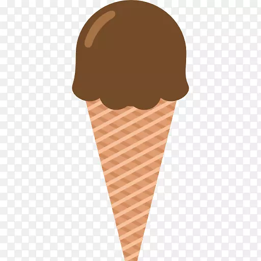 冰淇淋锥巧克力冰淇淋-四球冰淇淋