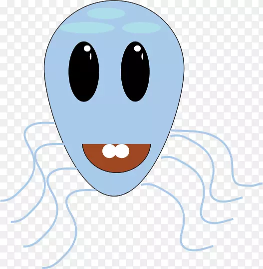头足类眼睛章鱼笑夹艺术-自然海洋动物章鱼