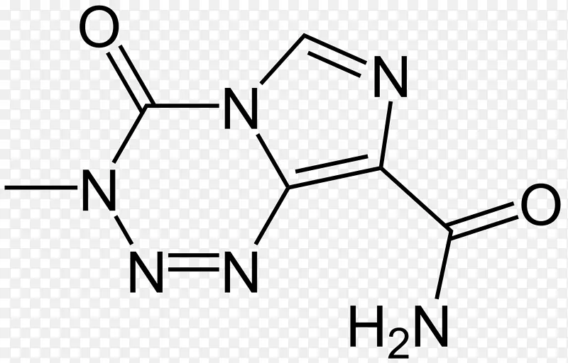 替莫唑胺乙二胺四乙酸分子化学化合物