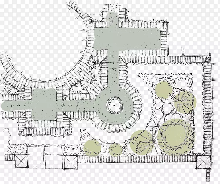 建筑工程景观设计花园设计城市设计砂砾石