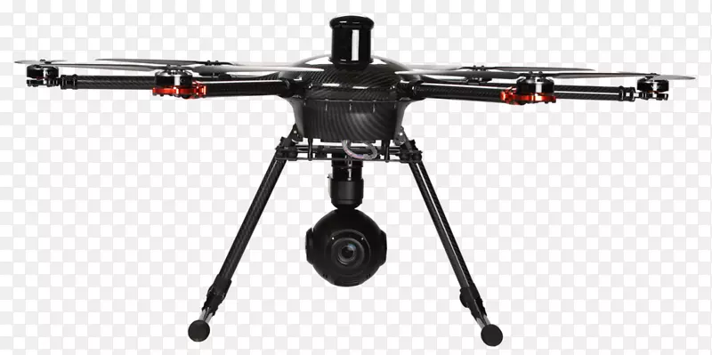 无人机多旋翼万向架模型DJI相机