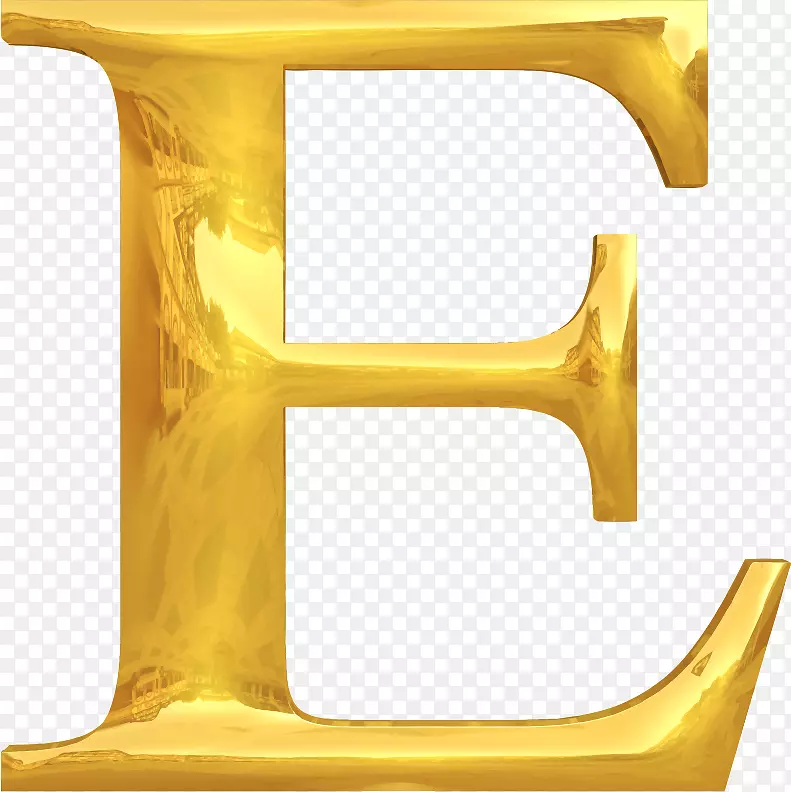 电子黄金字母字体-字体