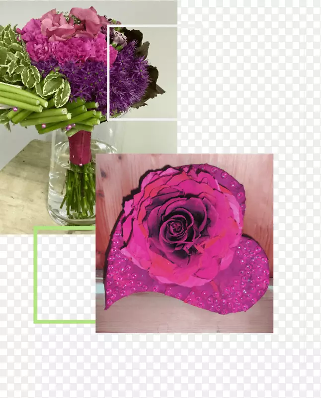 花园玫瑰，花卉设计，花束，母亲节花