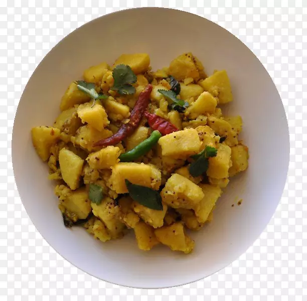 咖喱印度菜bhurta食谱素食料理-排灯节小册子黄色