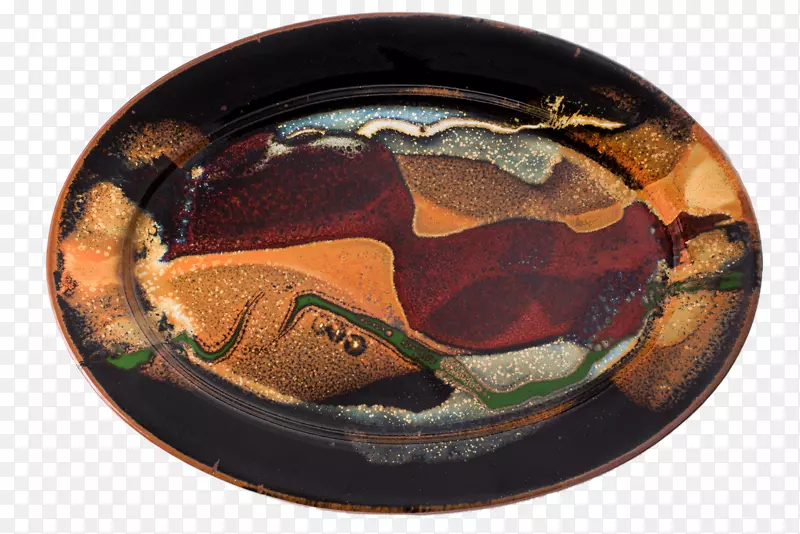 板式陶瓷盘碗.深红色搪瓷陶器茶壶