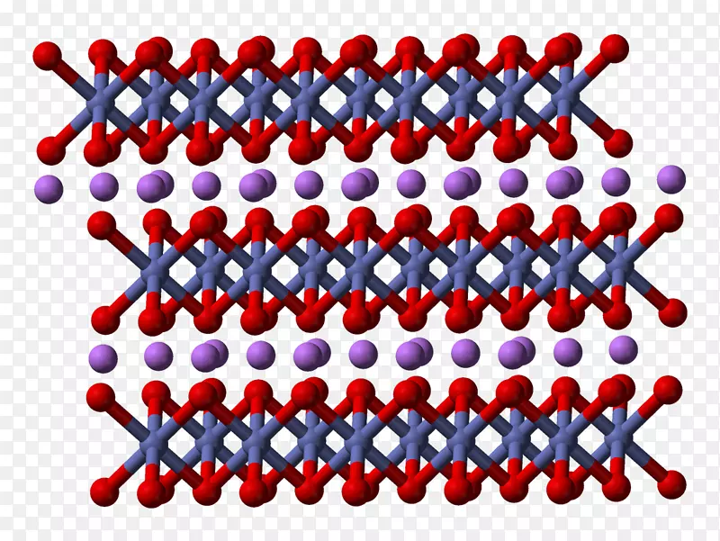 锂钴氧化物钴(II，III)氧化物锂离子电池