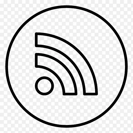 计算机图标web提要播客社交媒体rss-社交媒体