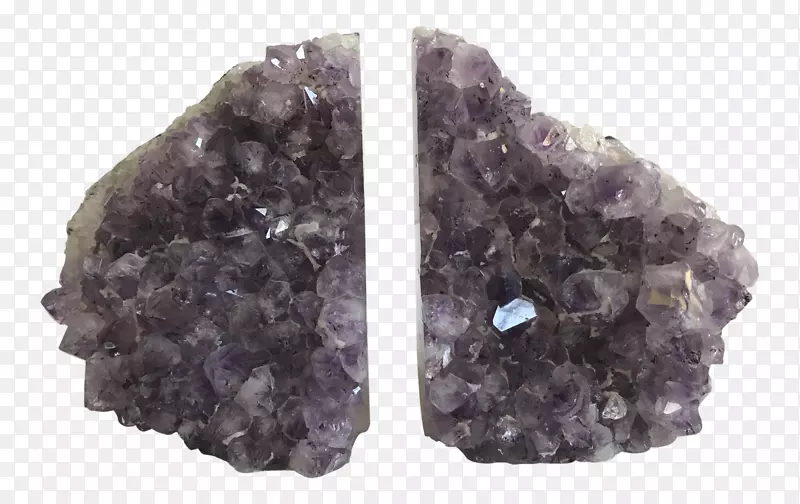 水晶紫石英紫水晶火成岩紫罗兰