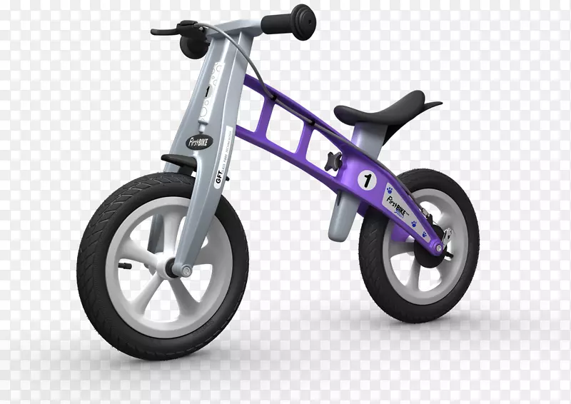 第一自行车街道平衡自行车刹车摩托车-粉红色自行车