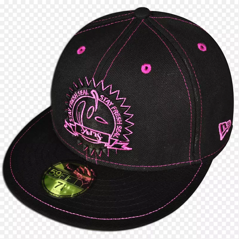 棒球帽粉红色m字型服务帽